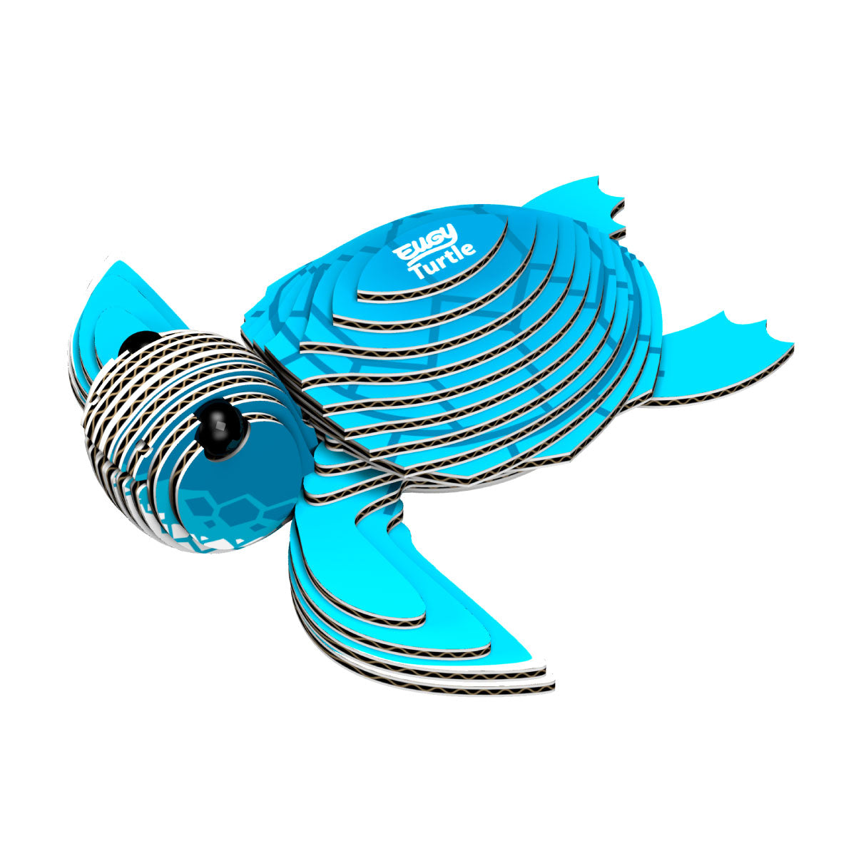 Eugy Sea Turtle 3-D Cardboard Model Kit