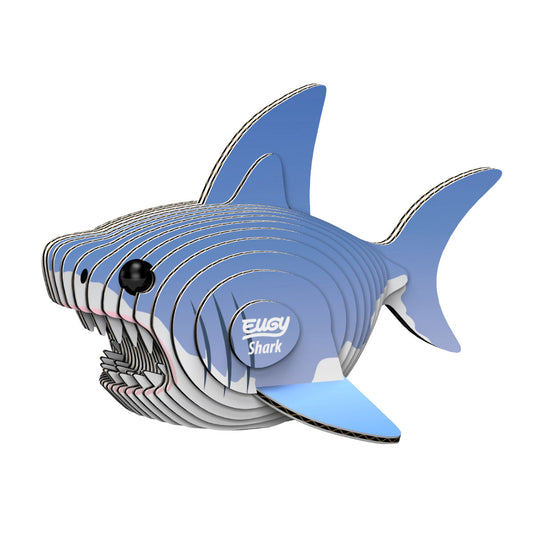 Eugy Shark 3-D Cardboard Model Kit