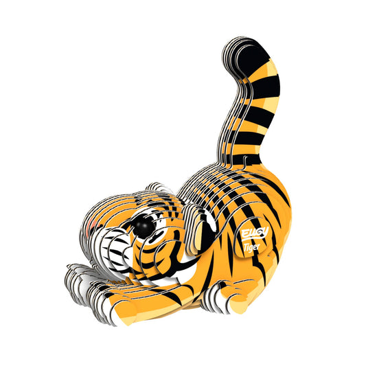 Eugy Tiger 3-D Cardboard Model Kit
