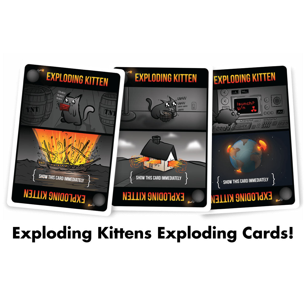 Exploding Kittens Card Game Exploding Kitten Cards