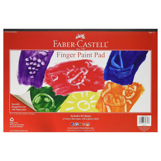 Faber-Castell Finger Paint Pad - 12x18