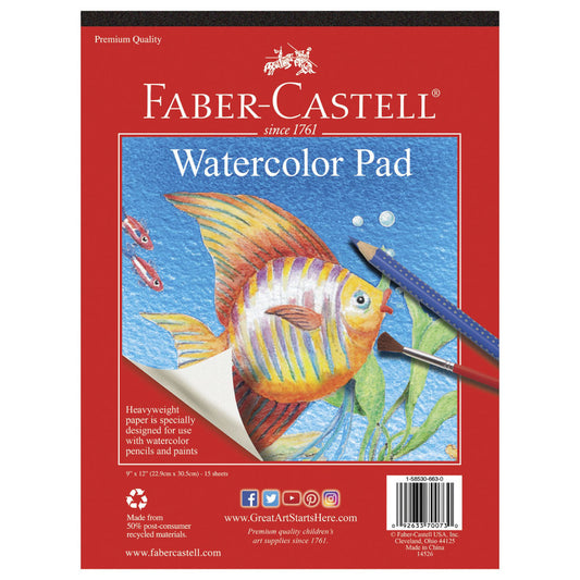 Faber-Castell Watercolor Pad - 9x12