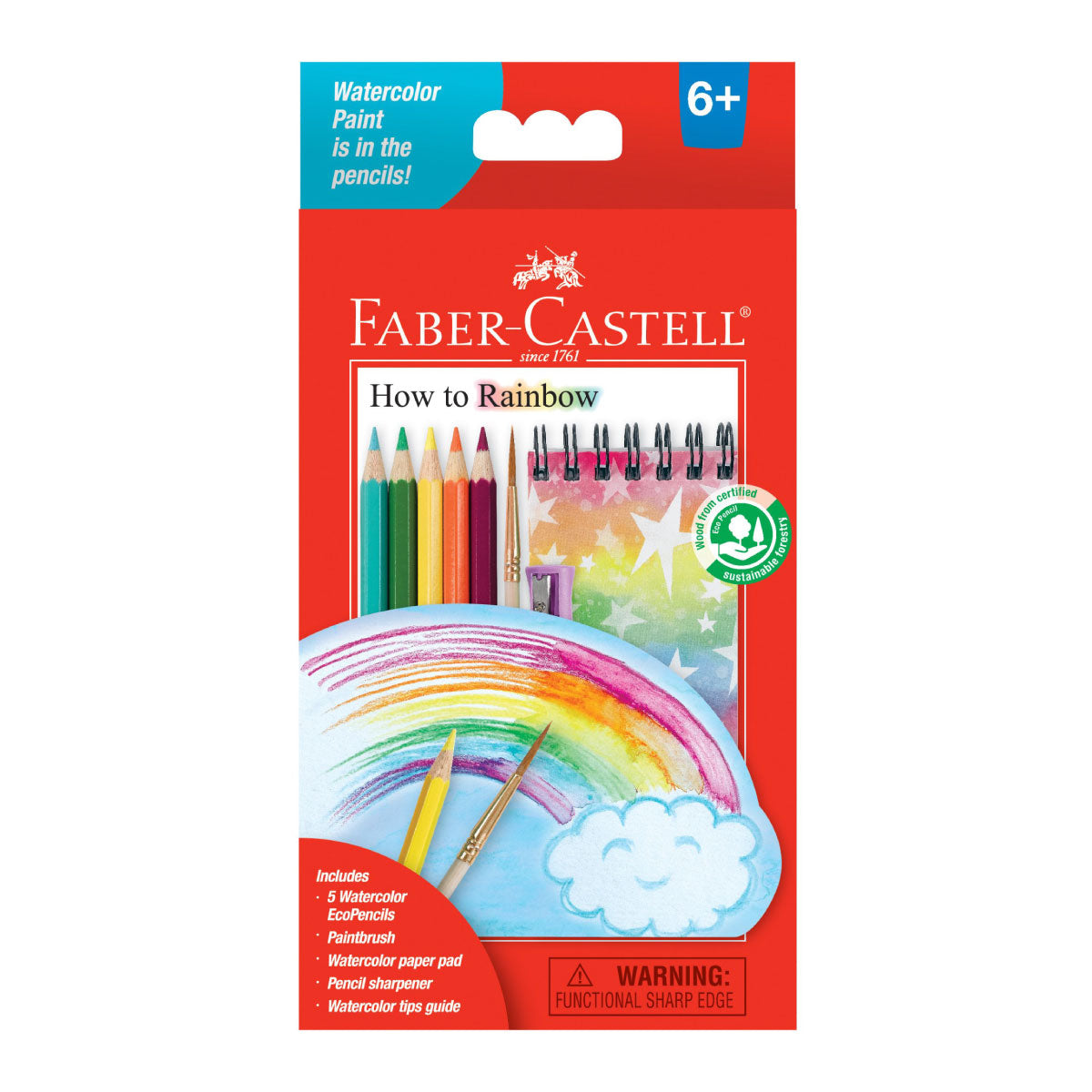 How to Rainbow Watercolor Pencils Starter Set from Faber Castell