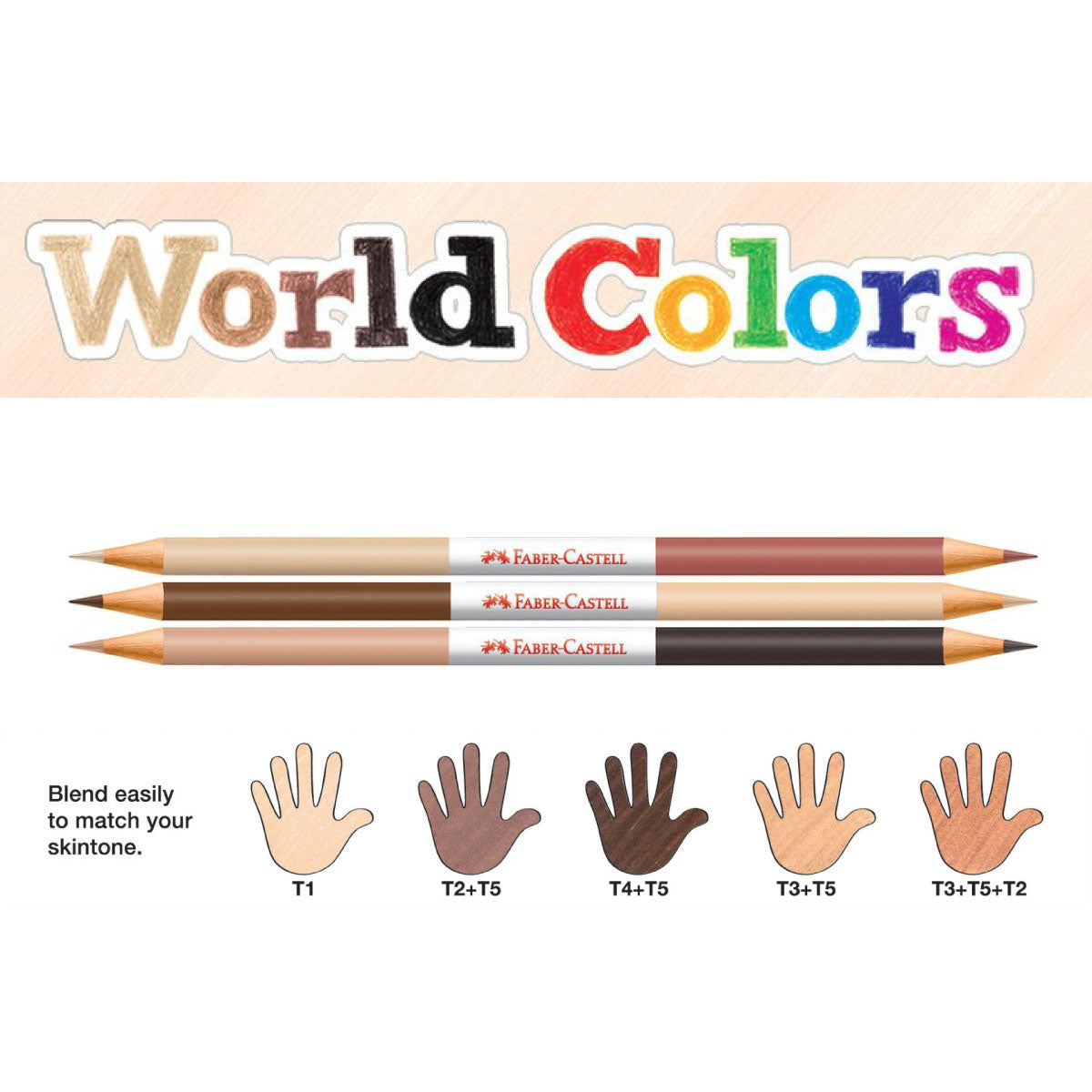 Faber-Castell World Colors EcoPencils Colored Pencils