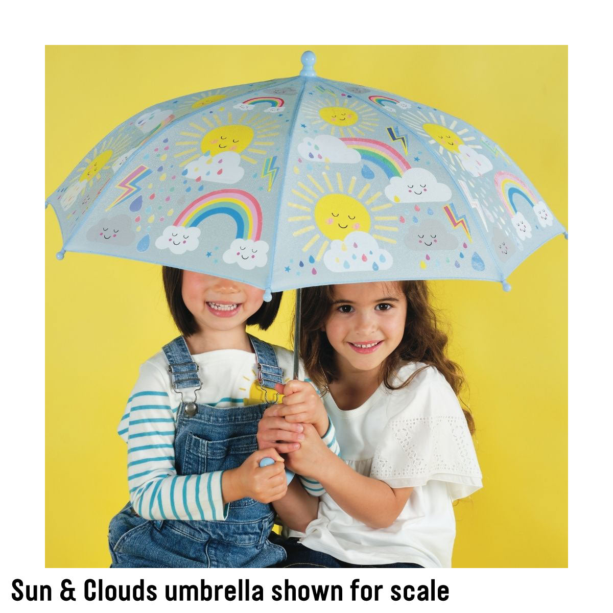 Children with Floss & Rocks Color Changing Umbrella