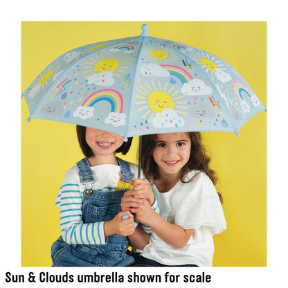 Children with Floss & Rocks Color Changing Umbrella
