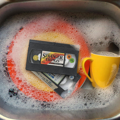Fred Stranger Things VHS Cassettes Dish Sponges