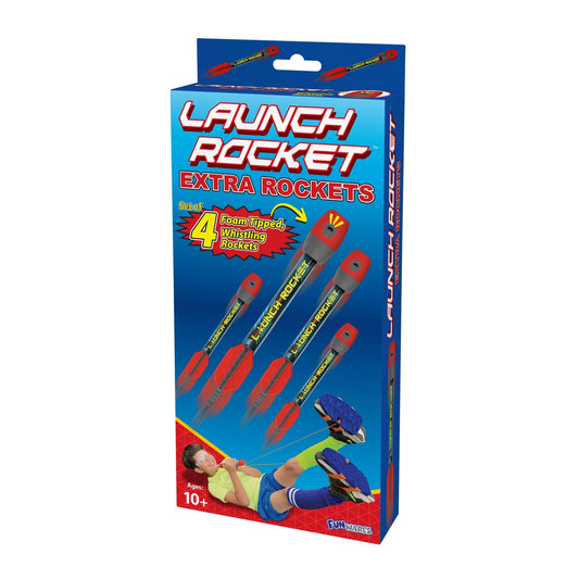 Funwares Launch Rocket Extra Rockets - Set of 4