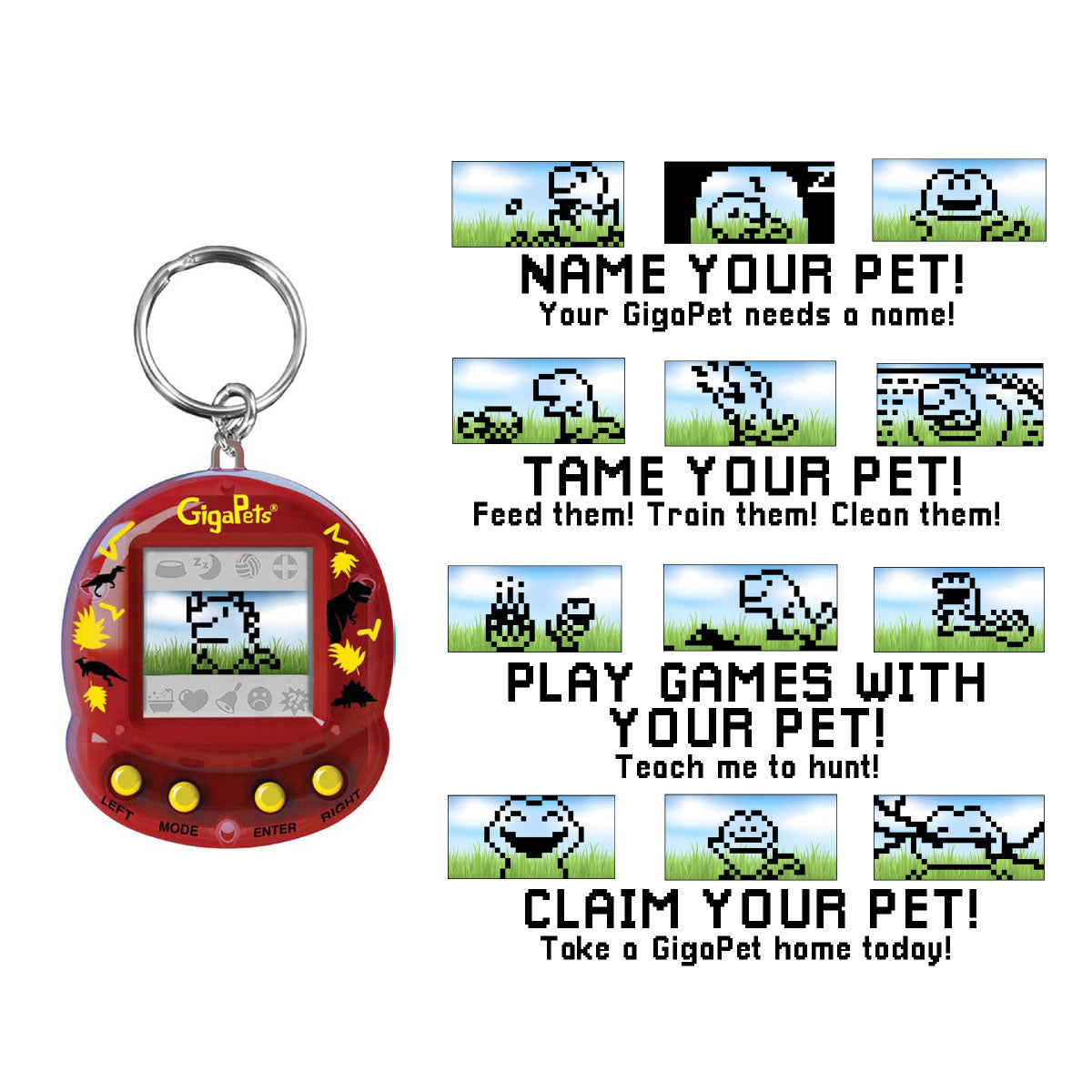 GigaPets Electronic Pets Collector's Edition - Tech T-Rex