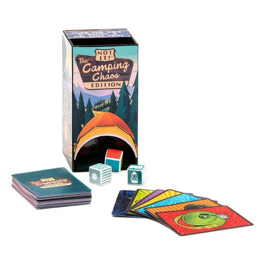 Not It Camping Chaos Dice & Card Game from the Good Game Company