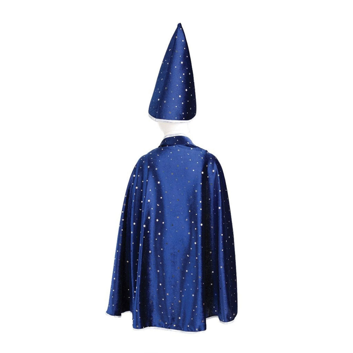 Blue Sparkle Wizard Cape & Hat Set