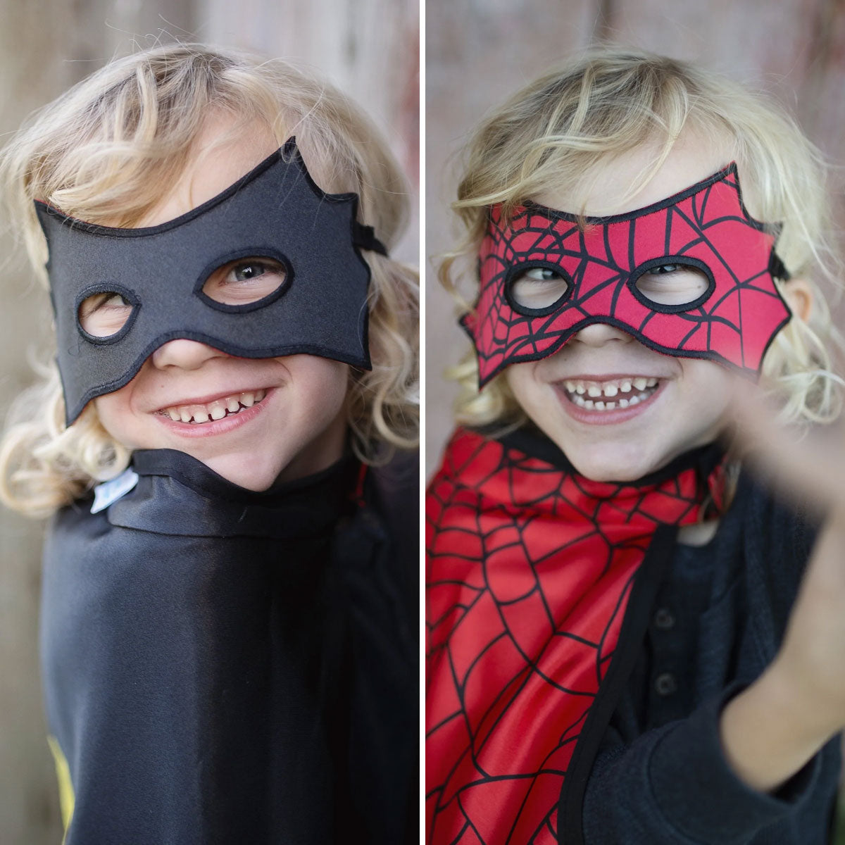 Spider Bat Reversible Cape and Mask Set