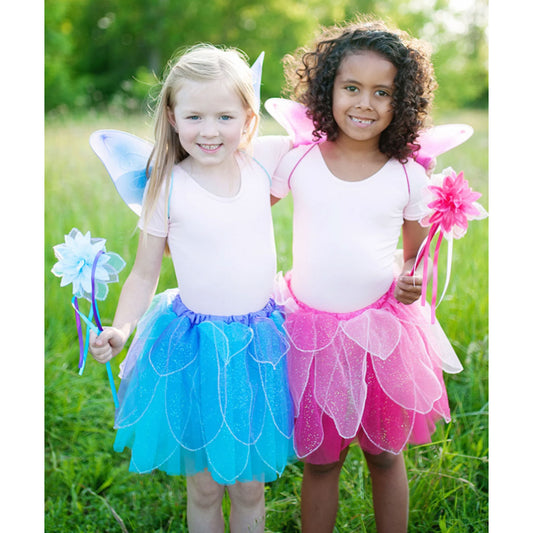 Fancy Flutter Fairy Skirt With Wings & Wand Sets