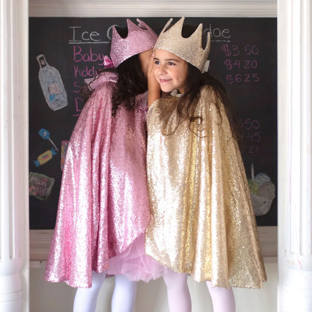 Sequins Capes - Gracious Gold and Precious Pink from Great Pretenders