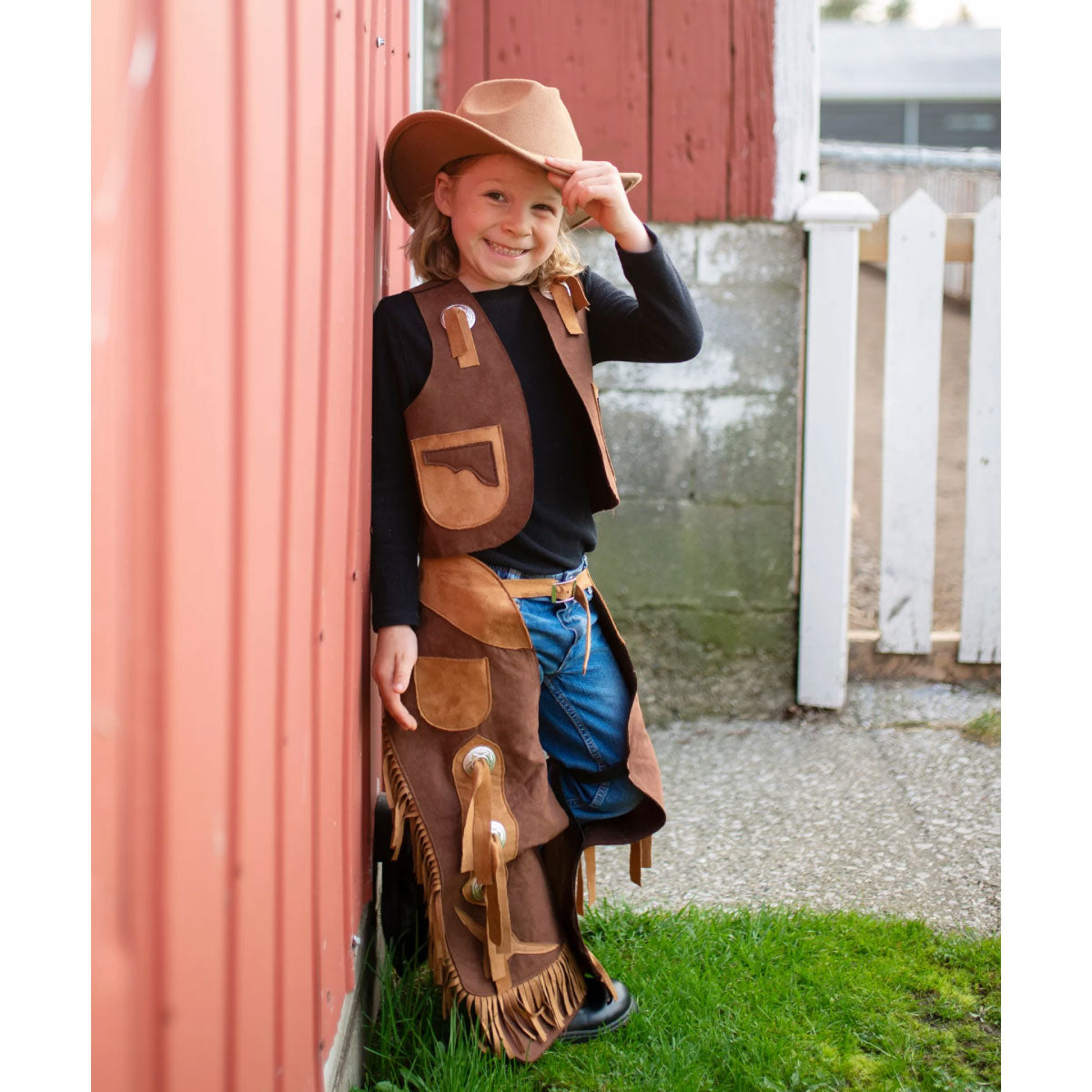 Great Pretenders Cowboy Vest & Chaps Set