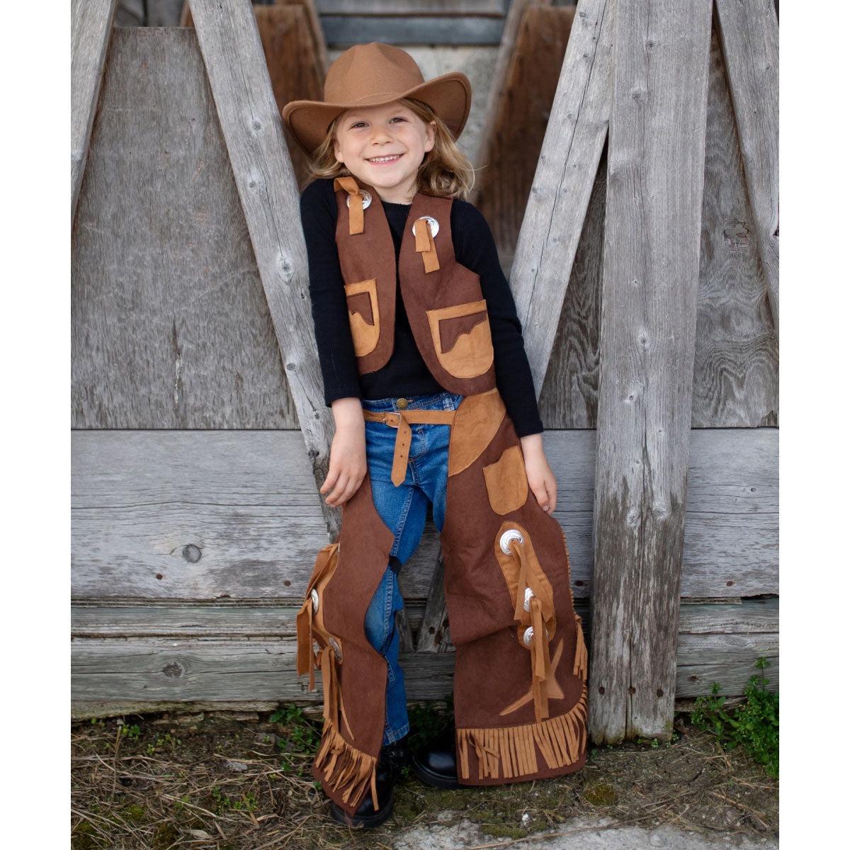 Great Pretenders Cowboy Vest & Chaps Set