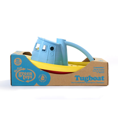 Green Toys Tugboat - Blue Handle