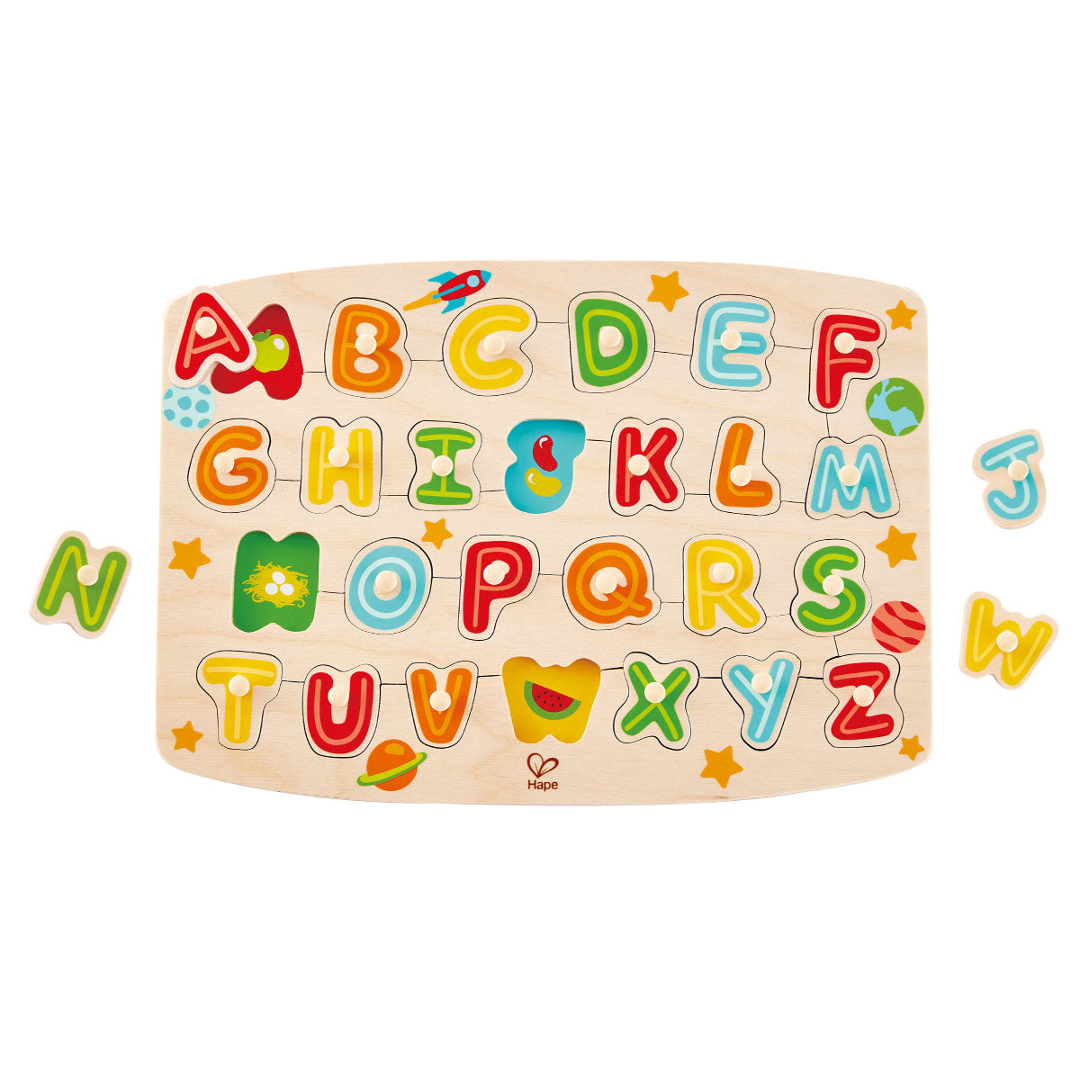 Hape Alphabet Peg Puzzle
