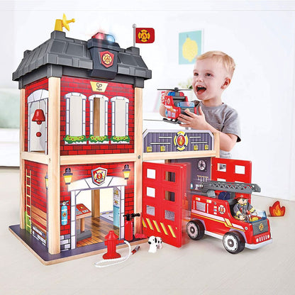 Hape City Fire Station Play set