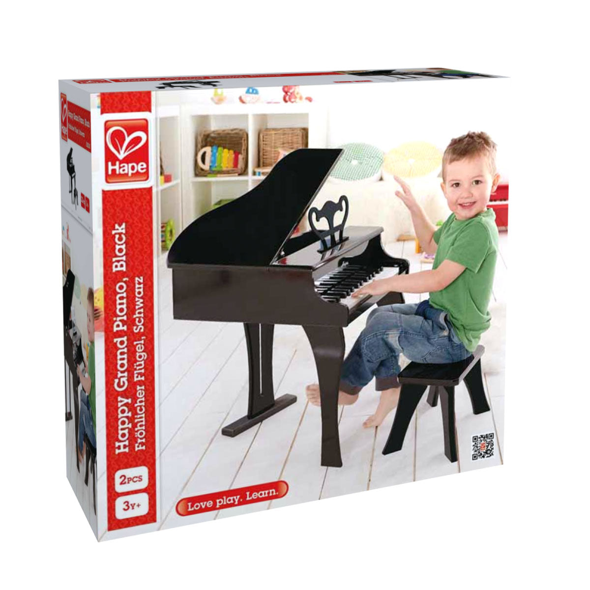 Hape Happy Grand Piano - Black