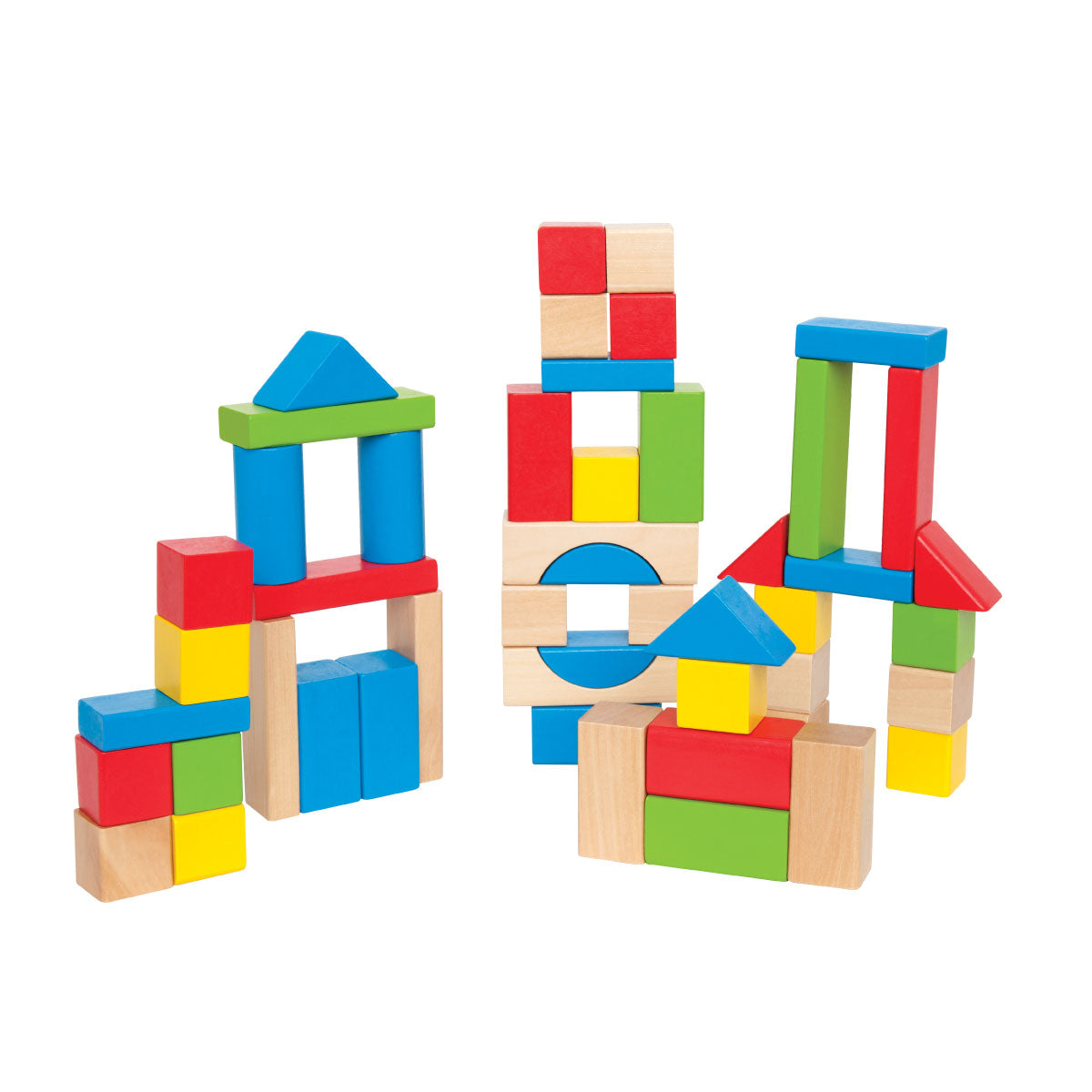 Hape Maple Stacking Blocks - 50pc set