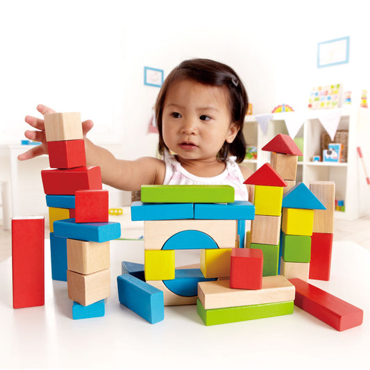 Hape Maple Stacking Blocks - 50pc set
