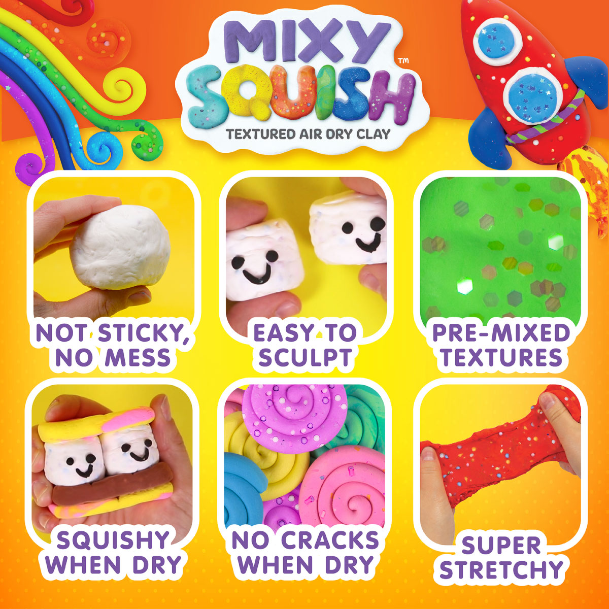 Mixy Squish Mega Packs Details