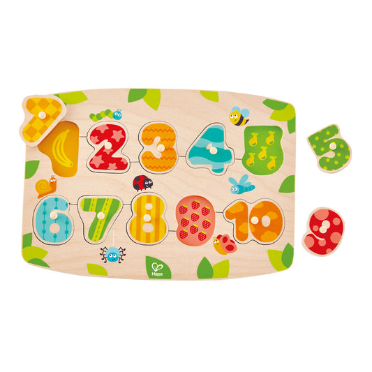 Hape Number Peg Puzzle