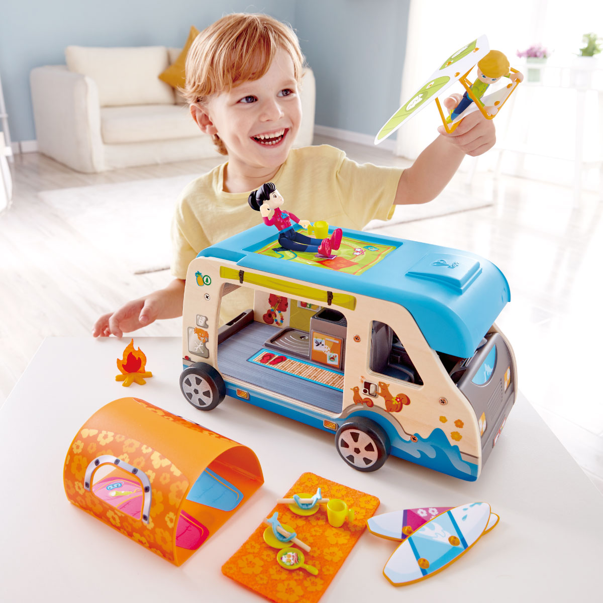 Hape Adventure Van Play Set