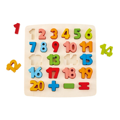 Hape Chunky Number Math Wooden Puzzle