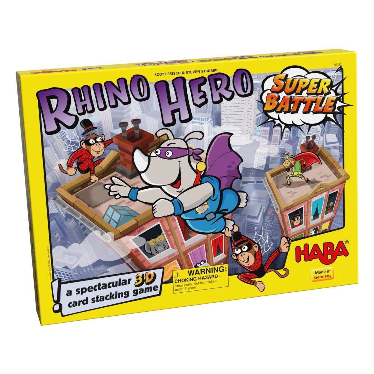 Rhino Hero Super Battle Stacking Card Game from Haba