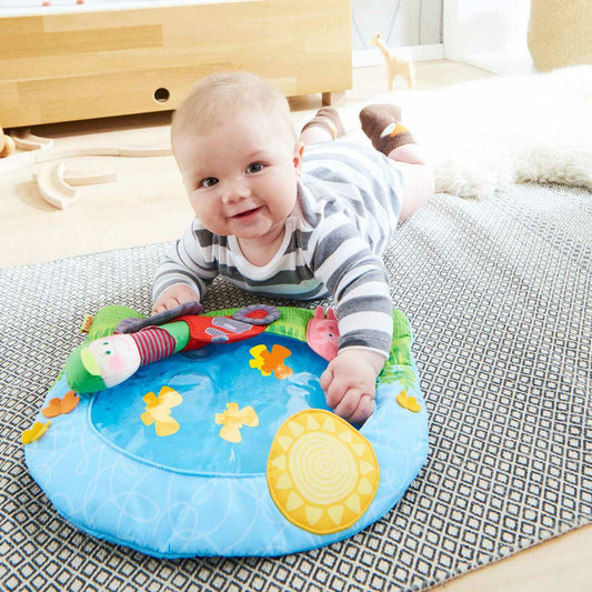 Water Play Mat - Farm and Farmer Rattle from Haba