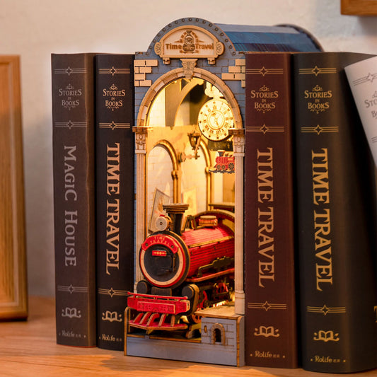 DIY Book Nook Miniature - Time Travel Train Station