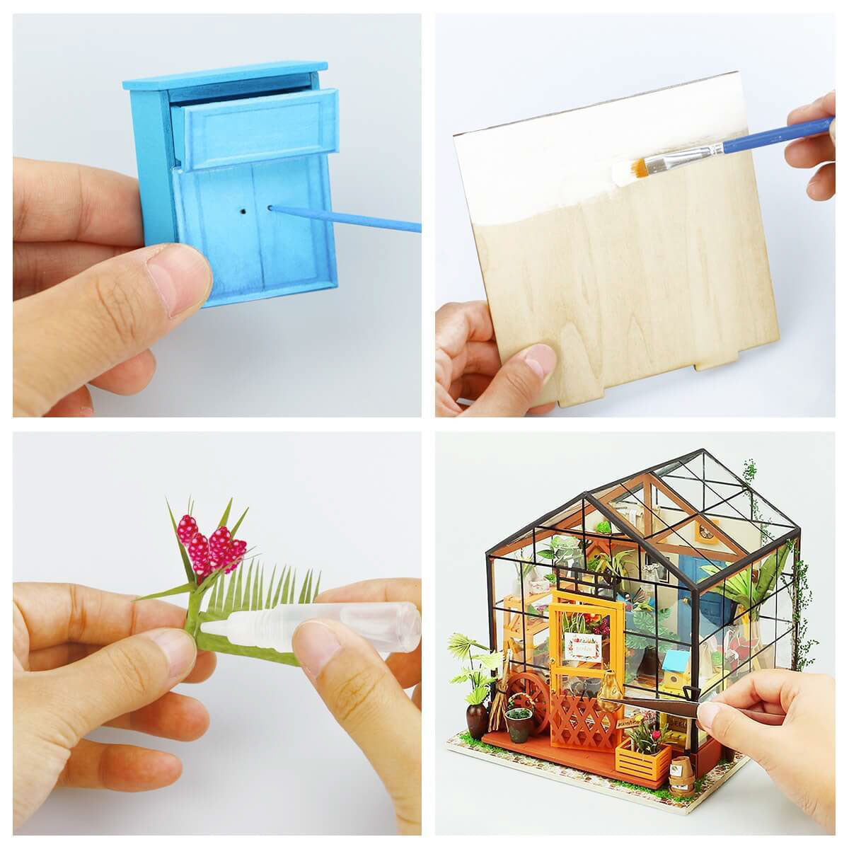 DIY Miniature House - Cathy’s Flower House from Hands Craft