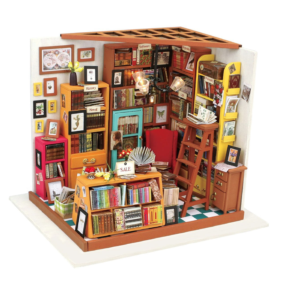 DIY Miniature House - Sam’s Study