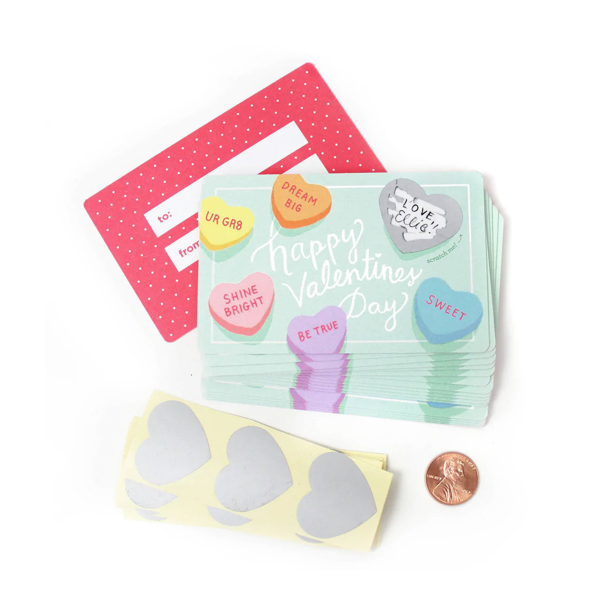 Sweetheart Make Your Own Scratch Off Valentines 18 Pack