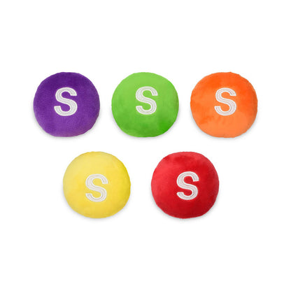 Skittles Candy Package Fleece Plush Pillow