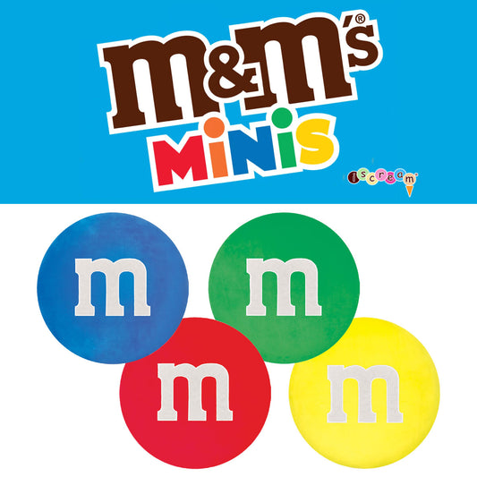 M & M Candy Fleece and Glitter Plush - Mini