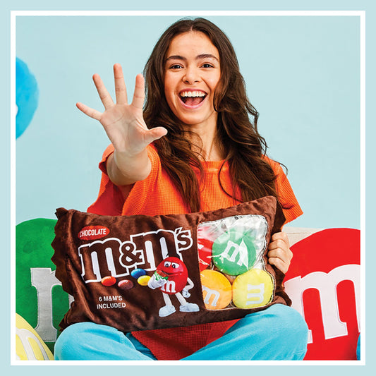 M & M Candy Package Fleece Plush