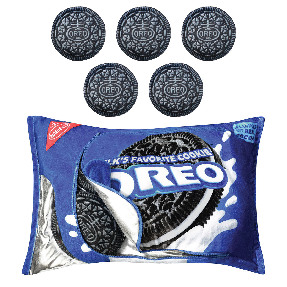 Oreo Cookies Packaging Fleece Plush