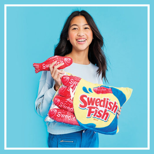 Swedish Fish Packaging Fleece Plush