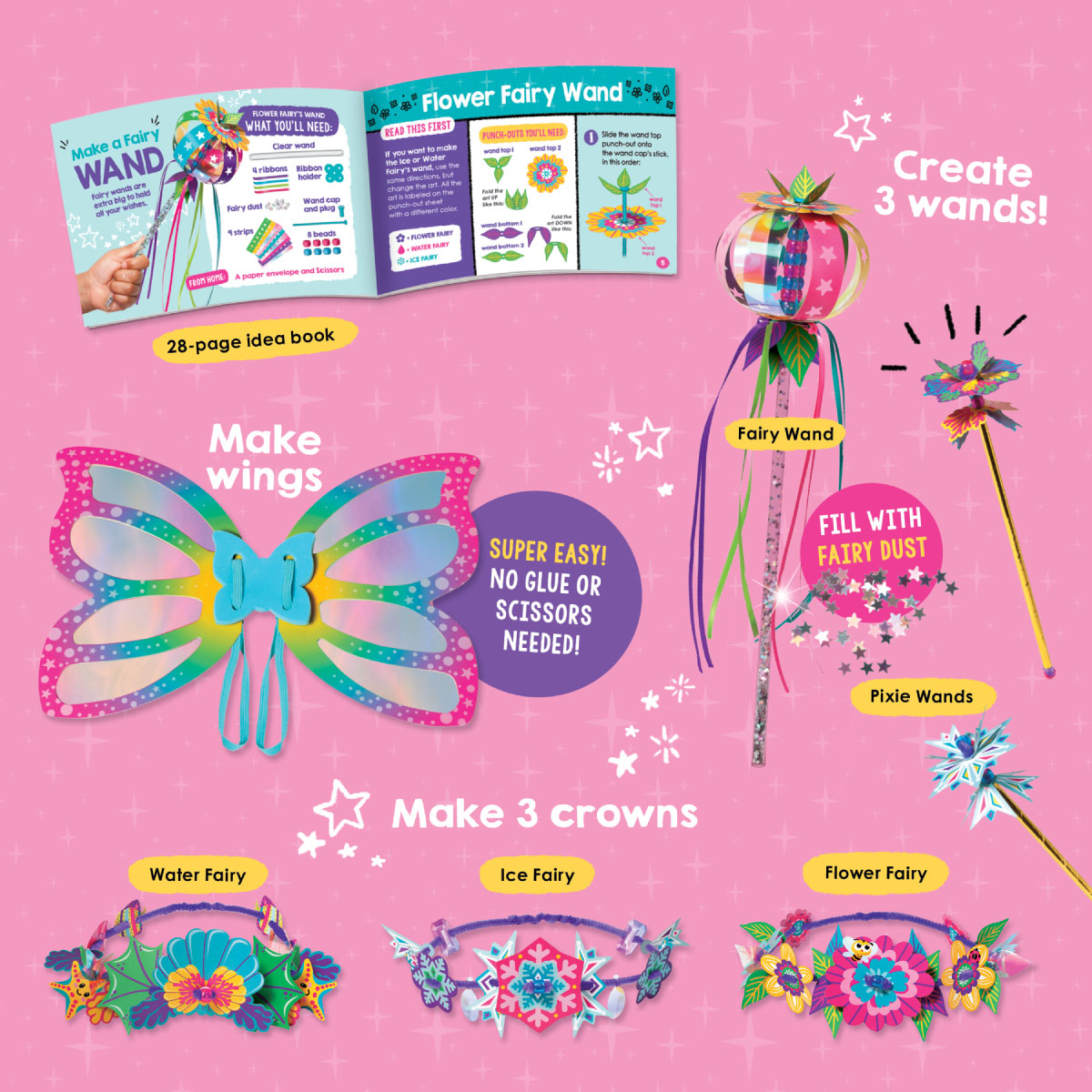 Klutz Jr My Fairy Wands & Wings Kit