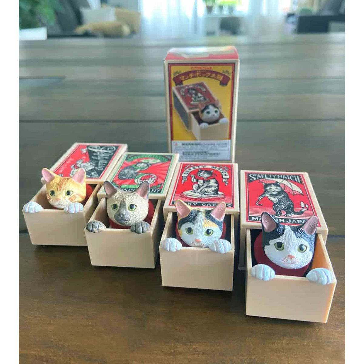 Kitan Club Cat Peek Matchbox Blind Box