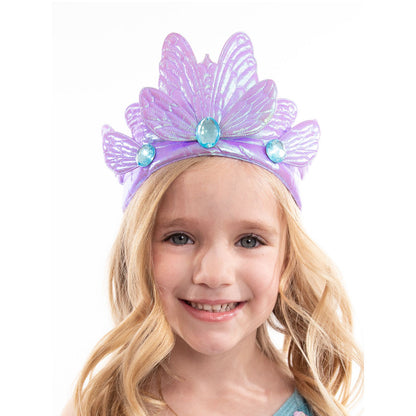 Lilac Butterfly Soft Crown from Little Adventures