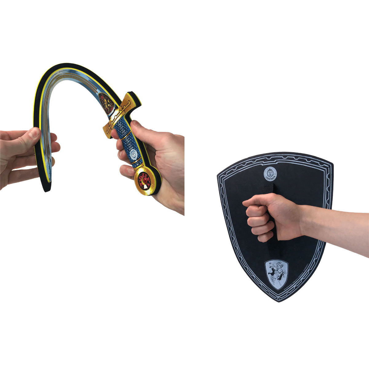 Liontouch Golden Knight Sword and Shield Set