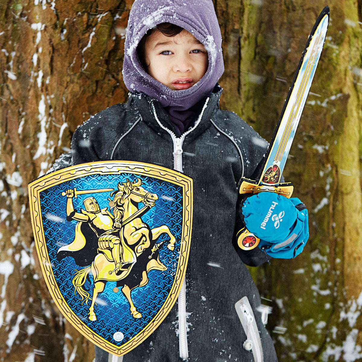 Liontouch Golden Knight Sword and Shield Set