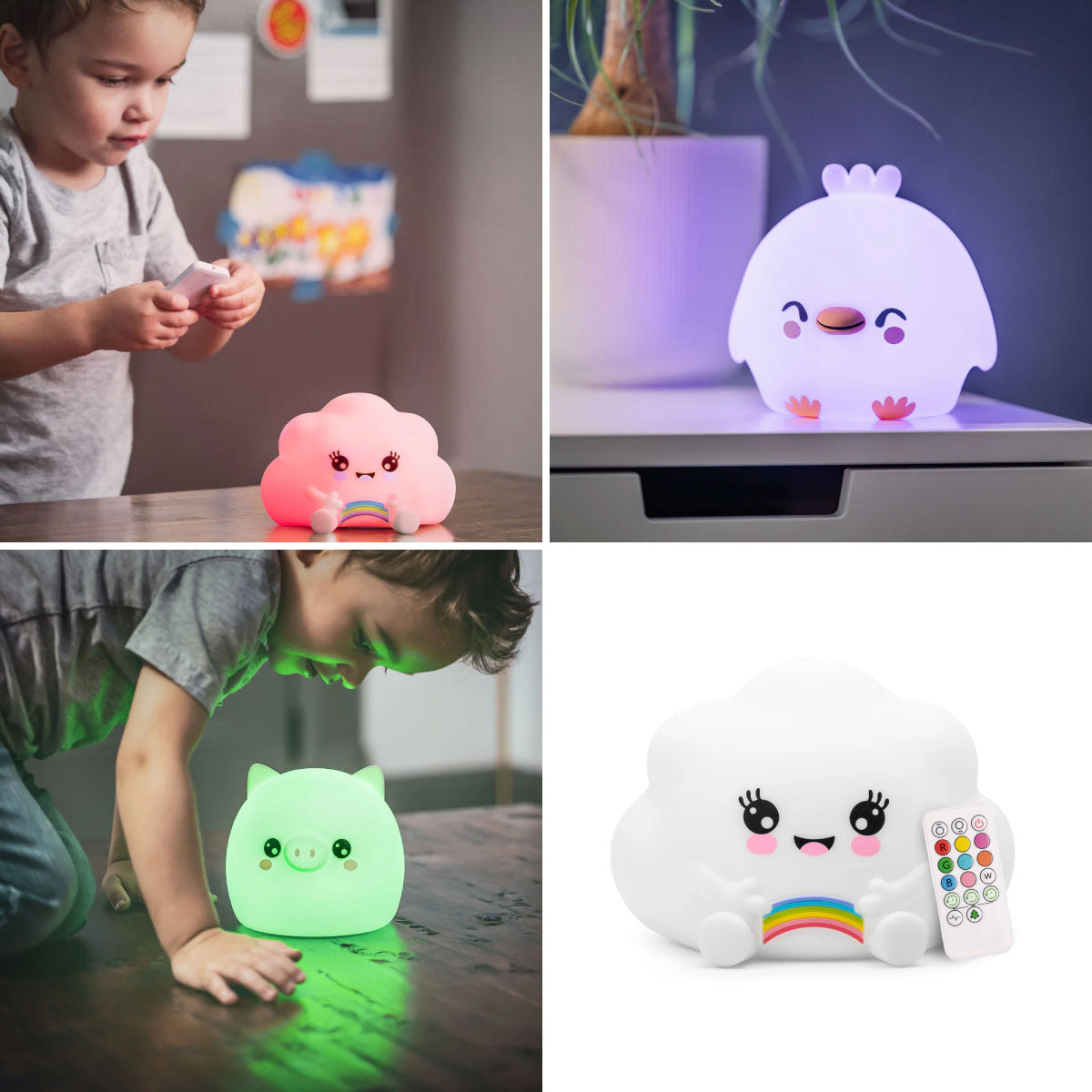 LumiPets Kawaii Edition Night Lamp Companions