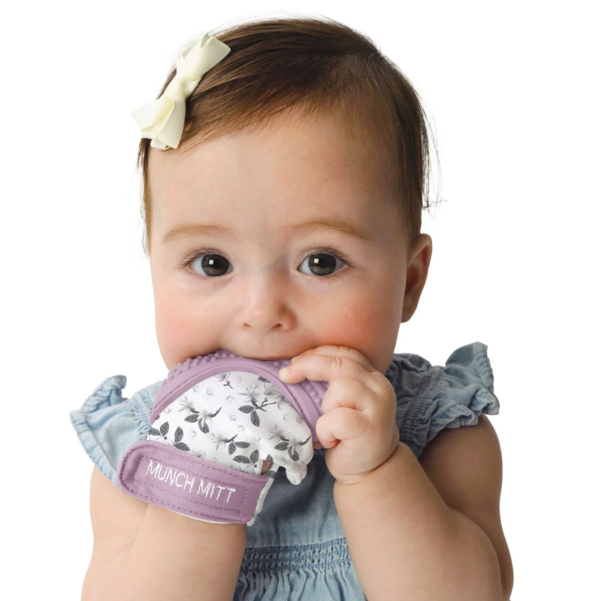 Malarkey Kids Munch Mitt: Lilac Bloom