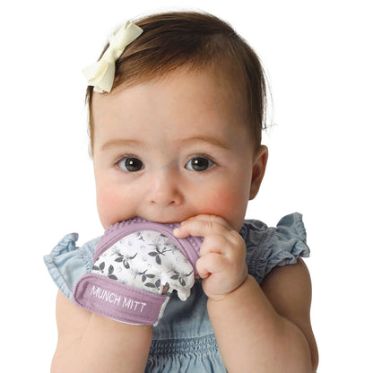 Malarkey Kids Munch Mitt: Lilac Bloom