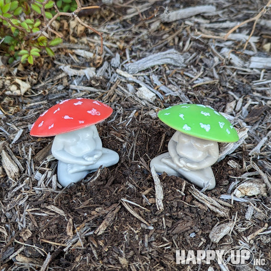 Archie McPhee Meditating Mushrooms